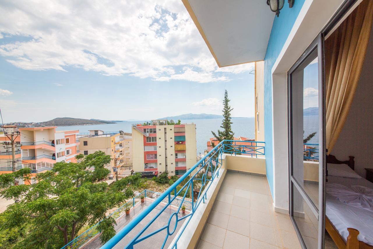 Blue Heaven Hotel Sarande Bagian luar foto