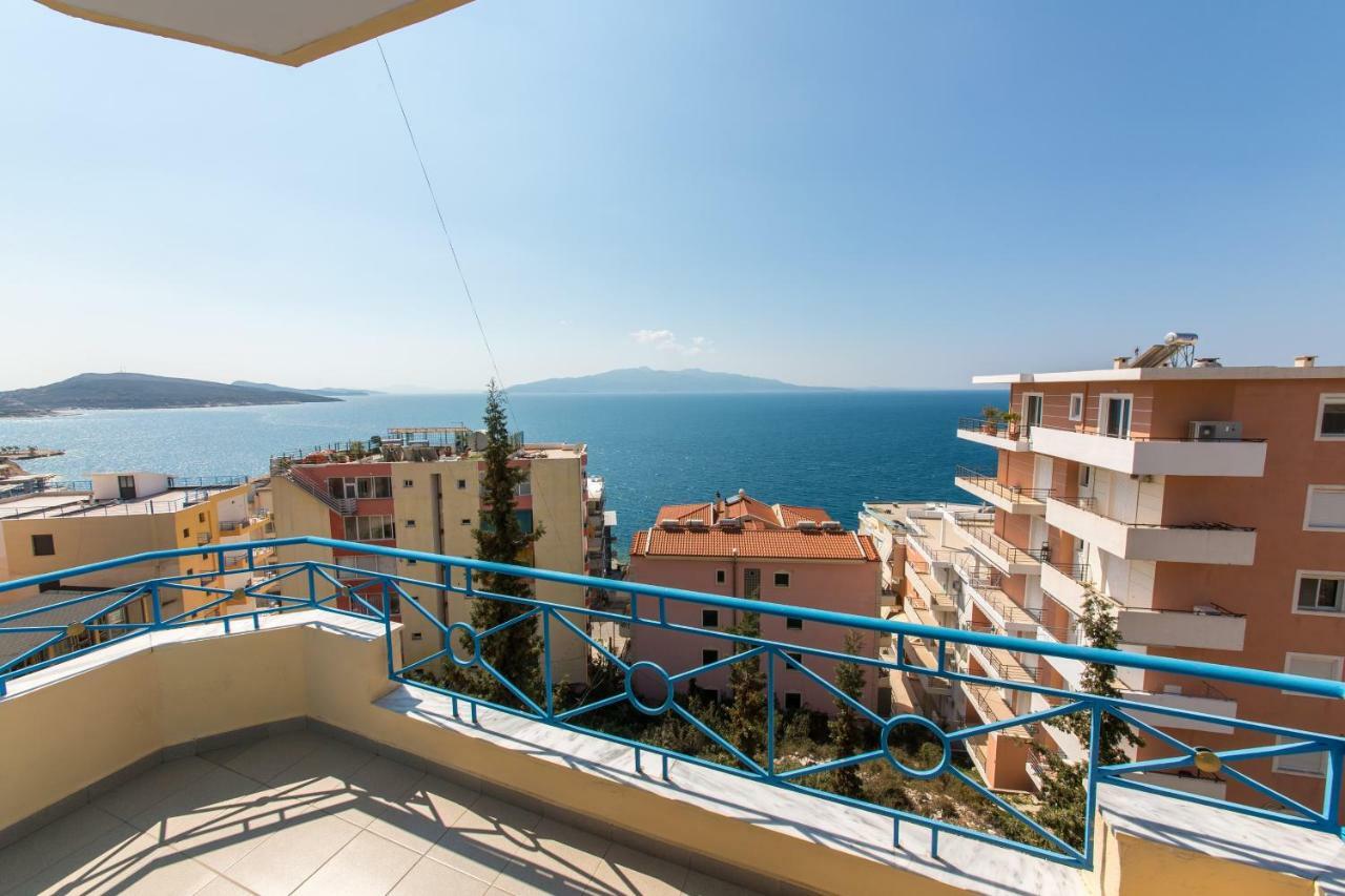 Blue Heaven Hotel Sarande Bagian luar foto