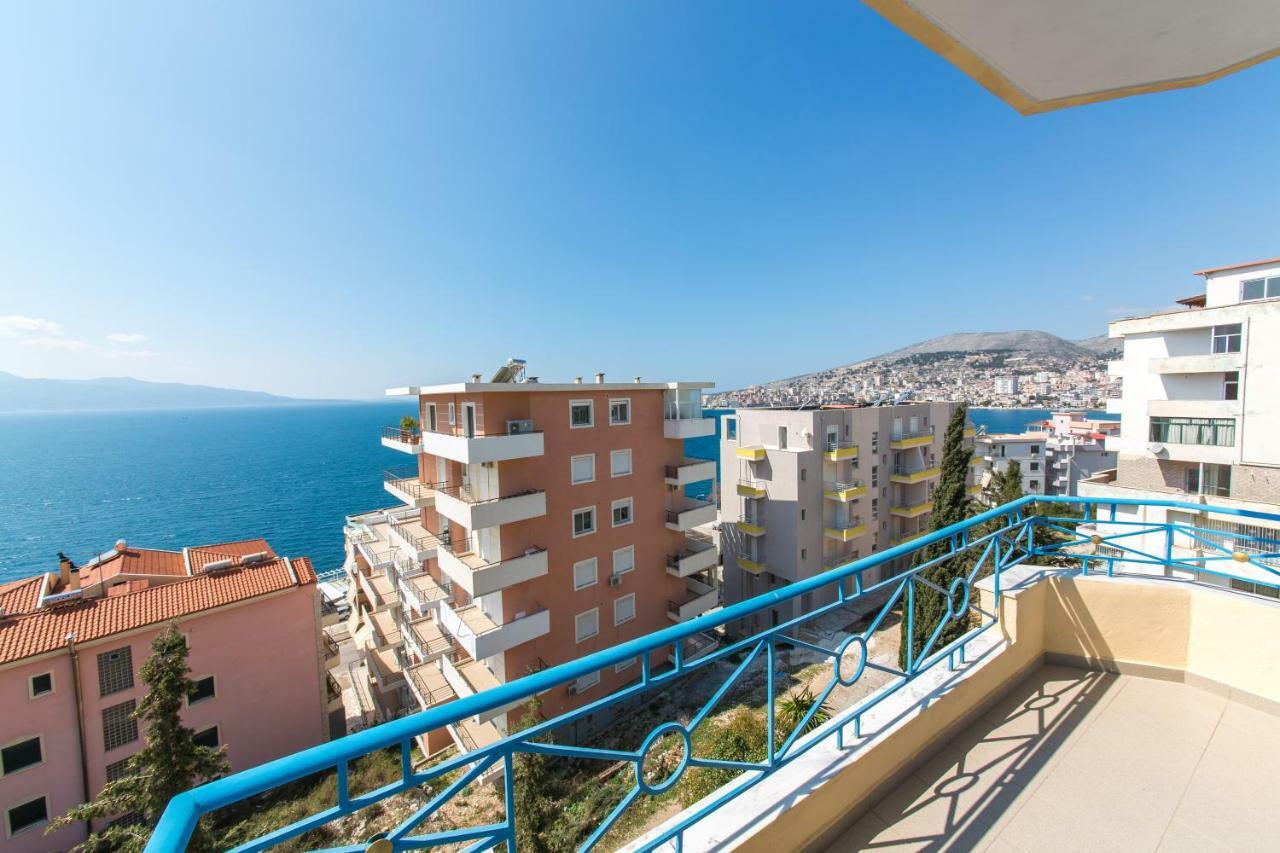 Blue Heaven Hotel Sarande Bagian luar foto